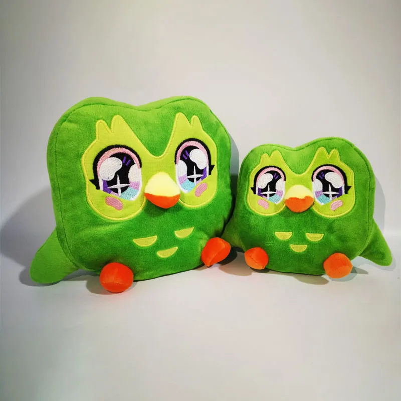 Kawaii Green Owl Plush Toy Lovely Cartoon Green Owl Plush Doll Anime Character Rewards Doll Birthday Gift