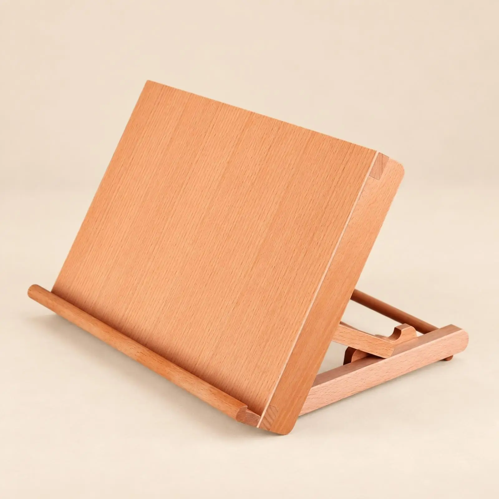 Compact Desktop Easel Drawing Board Solid Wood Slanted Sketch Stand for Watercolor Painting Hobbyist Creative Work