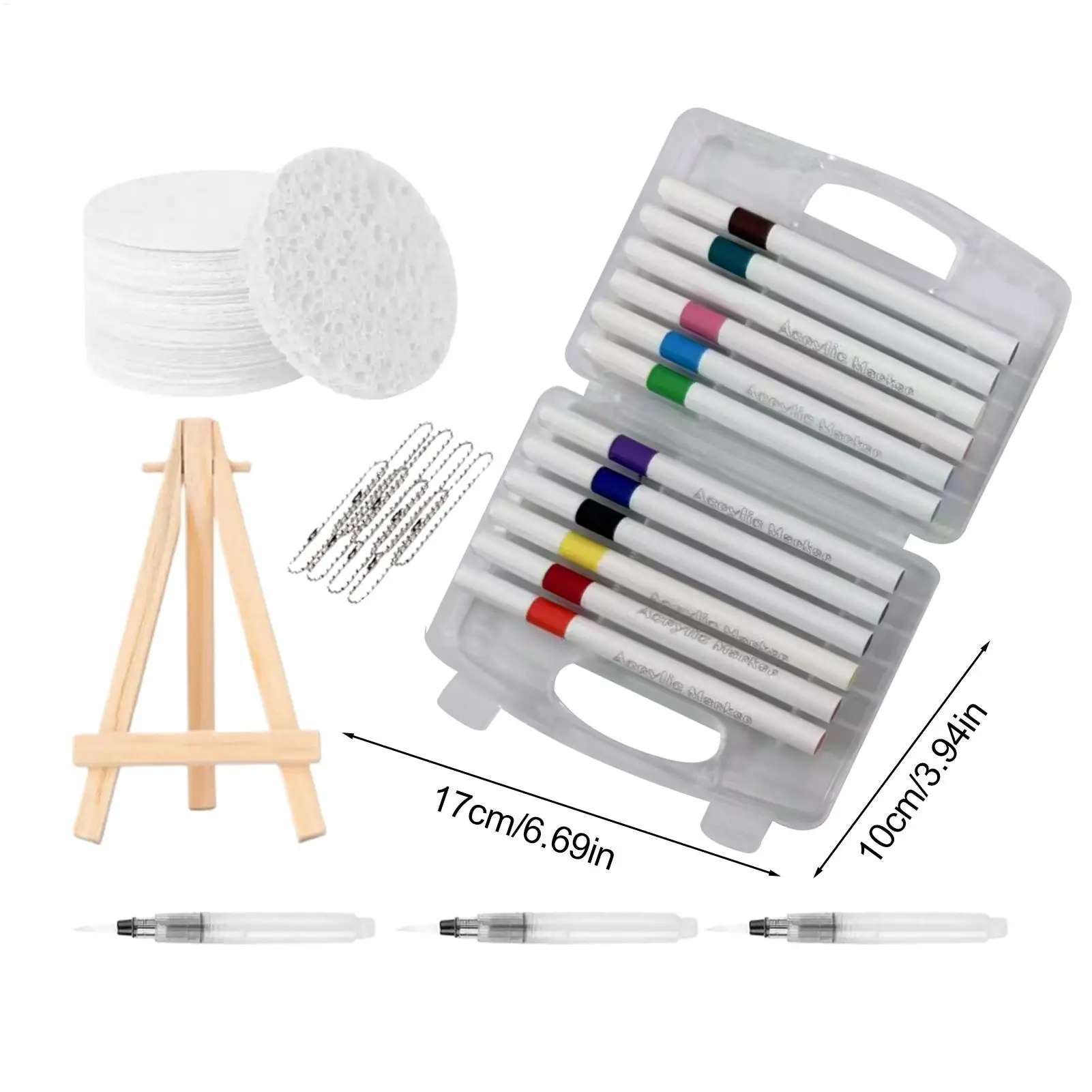 Magic Foam Texture Painting Kit Creative 3D Art Drawing Tools Canvas Sponge DIY Crafting Supplies Kids Painting Educational Toys
