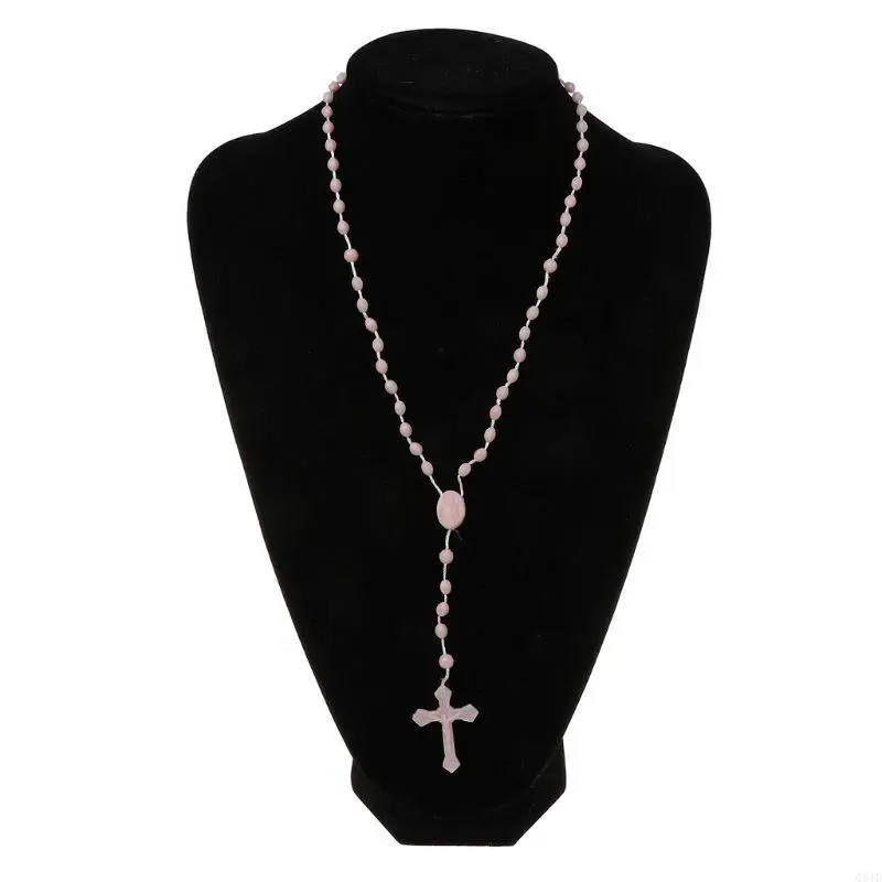 

8 Colors Rosary Necklace Bracelet Crucifix Crosses Necklace Family Surprise Crosses Necklace Jewelry for Trendsetters