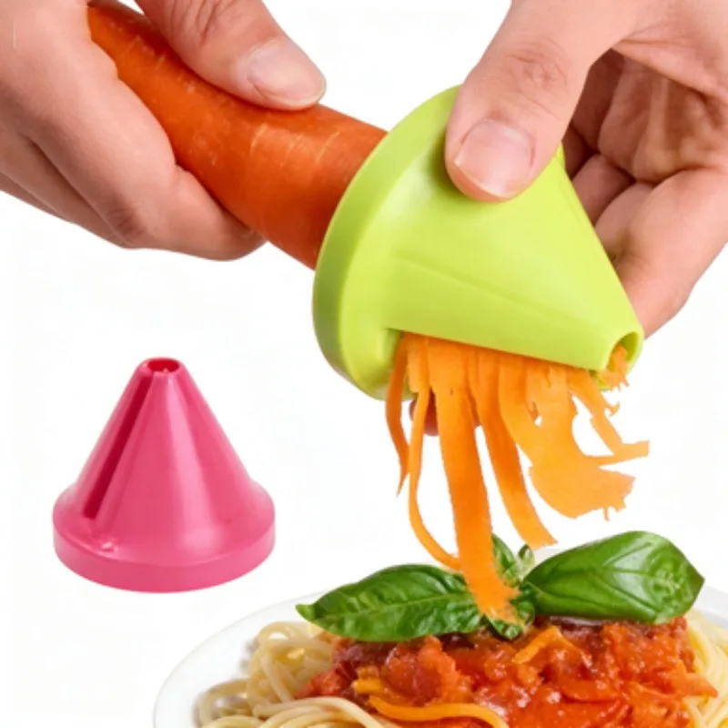 Cortador de Verduras en Espiral, Utensilios de Cocina, Máquina para Cortar Zanahorias y Rábanos, Cortador Manual