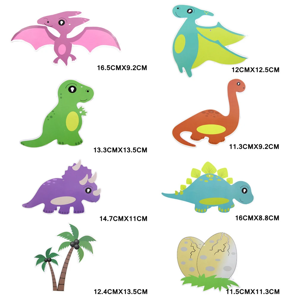 

PVC Dinosaur naments for Party Swirls Child Pvc Spiral naments Room Birthday Celebration Accessories