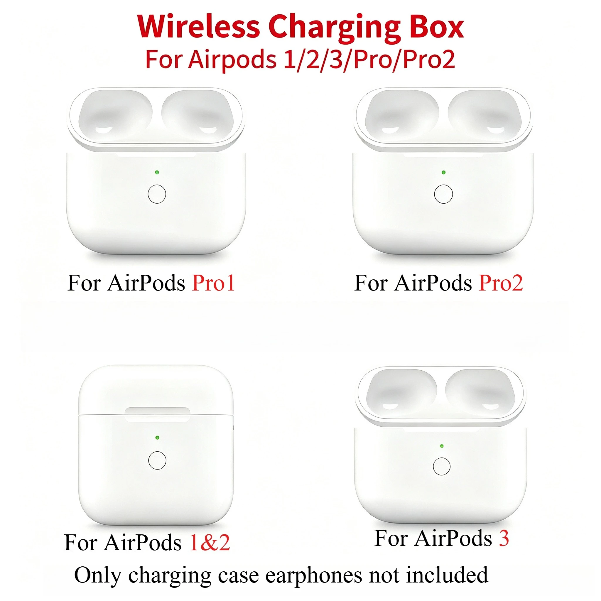 Outdoor Lighting Replacement Parts - Replacement Original Charging Box For Airpods