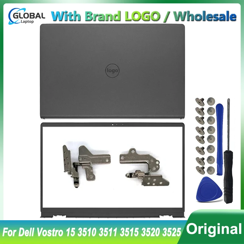 NEW For Dell Vostro 15 3510 3511 3515 3520 3525 0DWRHJ Rear Lid TOP Case laptop LCD Back Cover/Front Bezel/Hinges L&R Black