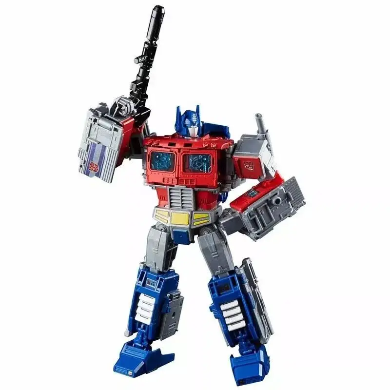 

In Stock Hasbro Transformers Power Of The Primes Leader Class Optimus Prime Robot Action Figure Collectible Gift Hobby Ornaments