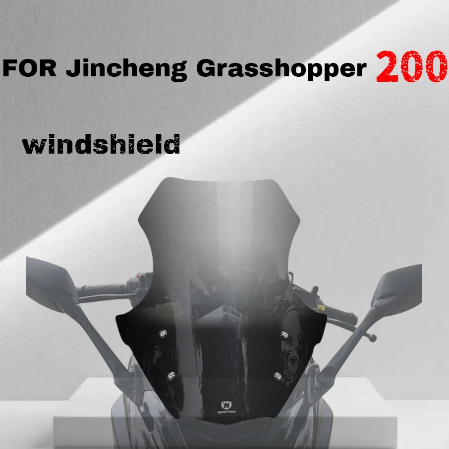 

For Jincheng Grasshopper 200 Grasshopper 150 Windshield Front Windshield Rear View Mirror Forward PC Explosion proof Glass