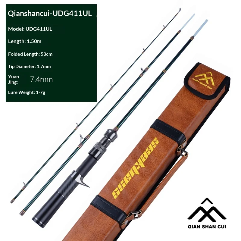 

SEEKBASS Multi-section Portable Micro-object Luya Rod Micro-object Rod Ejection ul Makou Full Fuji A Ring