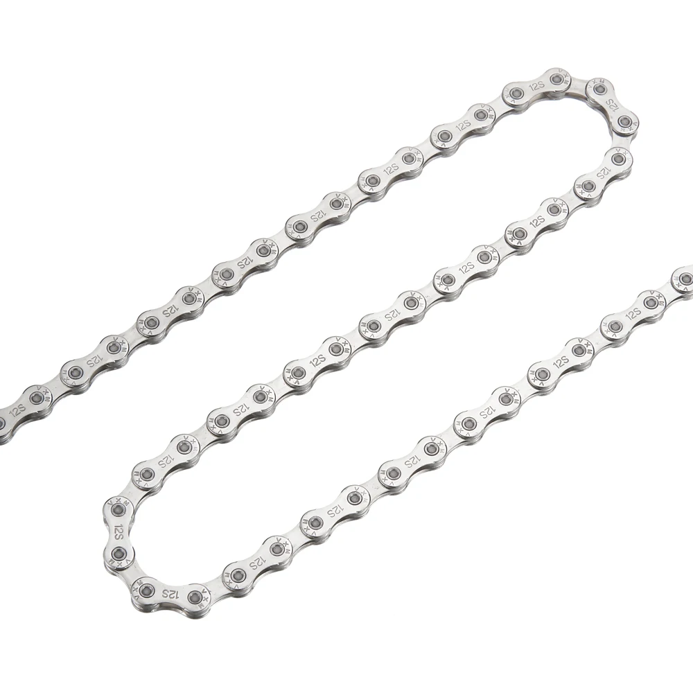 VXM Bicycle Chain 116L 8 9 10 11 12 Single Speed Silver Ultralight,Variable,For Mountain Road Bike 24/27/30