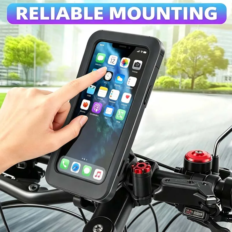 Bicycle Mobile Stand Bicycle Mobile Stand Waterproof 360° Swivel Adjustable Universal GPS Holder for Cellphones