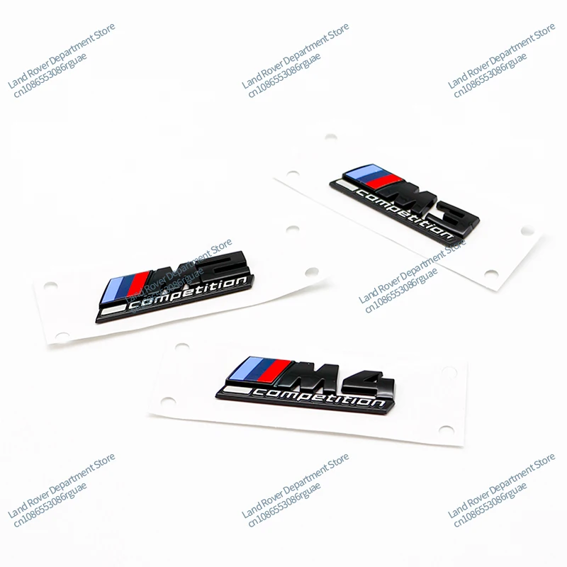 Car Side Mark Sticker Glossy Black M COMPETITION Bar Underlined Emblem For BMW M2 M3 M4 F10 F20 F30 E90 F80 F87 E90 E92 E93 F18