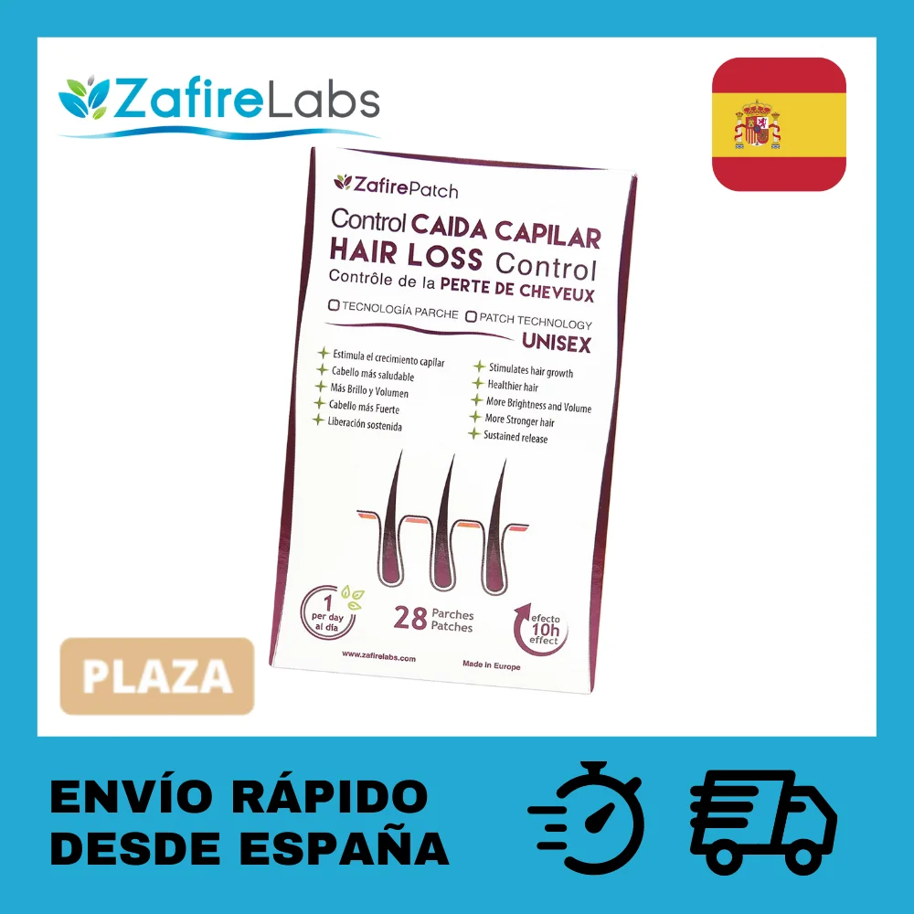 ZafireLabs anti-drop patches. Healthier hair. All hair types. Reduce hair drop. Stimulating capillary. Control hair drop-28 PCs