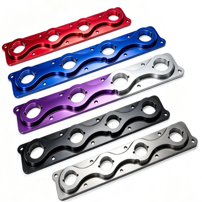 CNC Milling Machining 6061-T6 Aluminum Billet Anodizing Engines Gasket Sealing Plate Coil Adapter