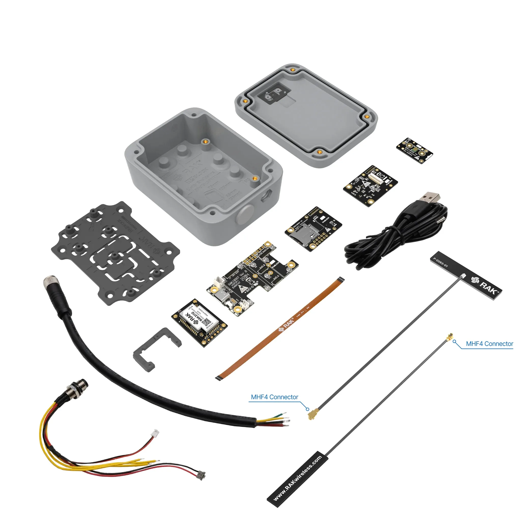 WisBlock microfoon-startset: microfoon en DSP-set voor het testen van WisBlock-spraaktoepassingen, RAK10711.