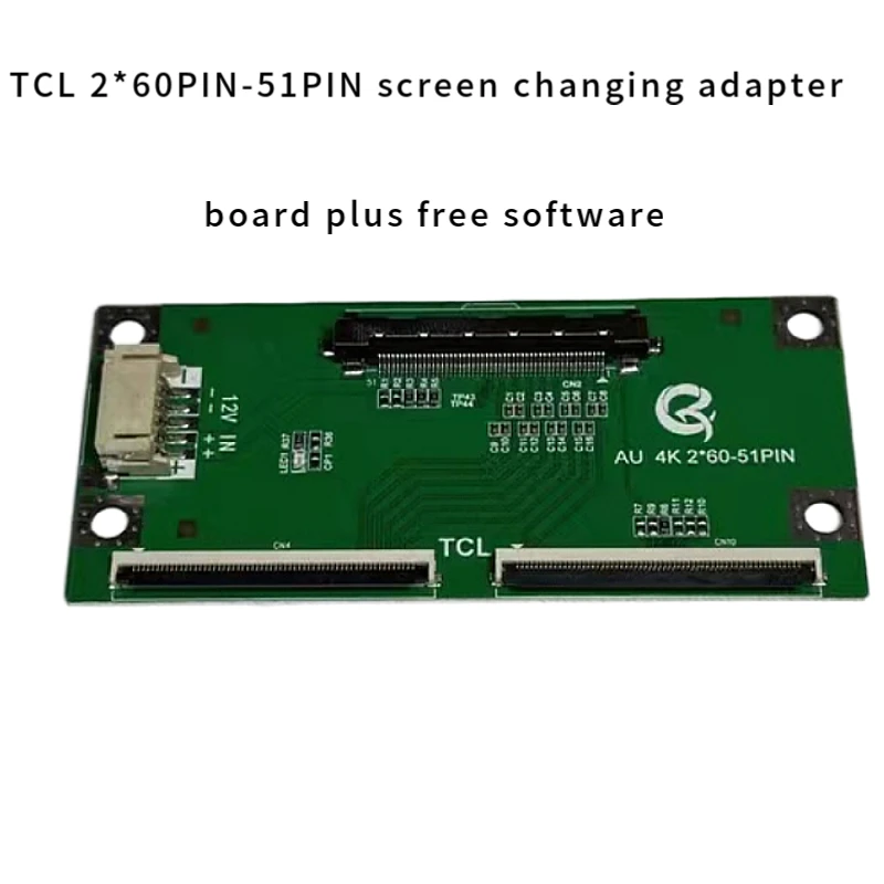 TCL 2*60PIN-51PIN screen changing adapter board plus free software