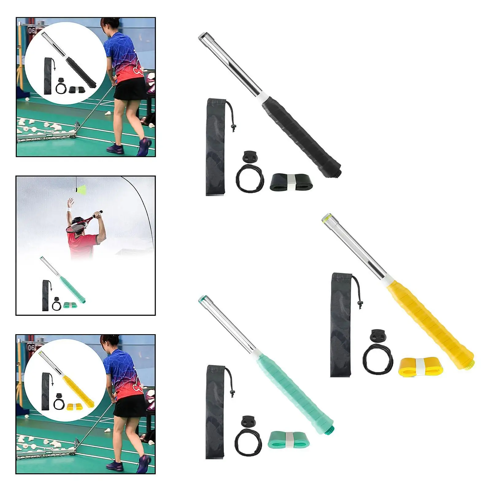 

Badminton Racket Swing Trainer Lightweight Badminton Swing Training Aid