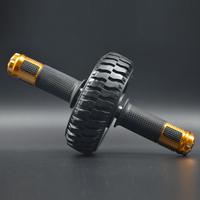 Ab Wheel Roller Rubber Ab Training Wheel Muscle-strength Practical Single-wheel Stable Abdominal Power Exercise Wheel