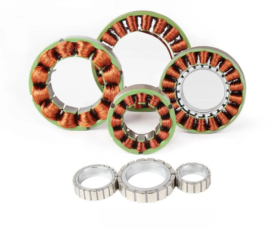 محرك BLDC بدون إطار بكثافة عزم دوران عالي RI70 للهيكل الخارجي ورباعي الأرجل قابل للتخصيص #1