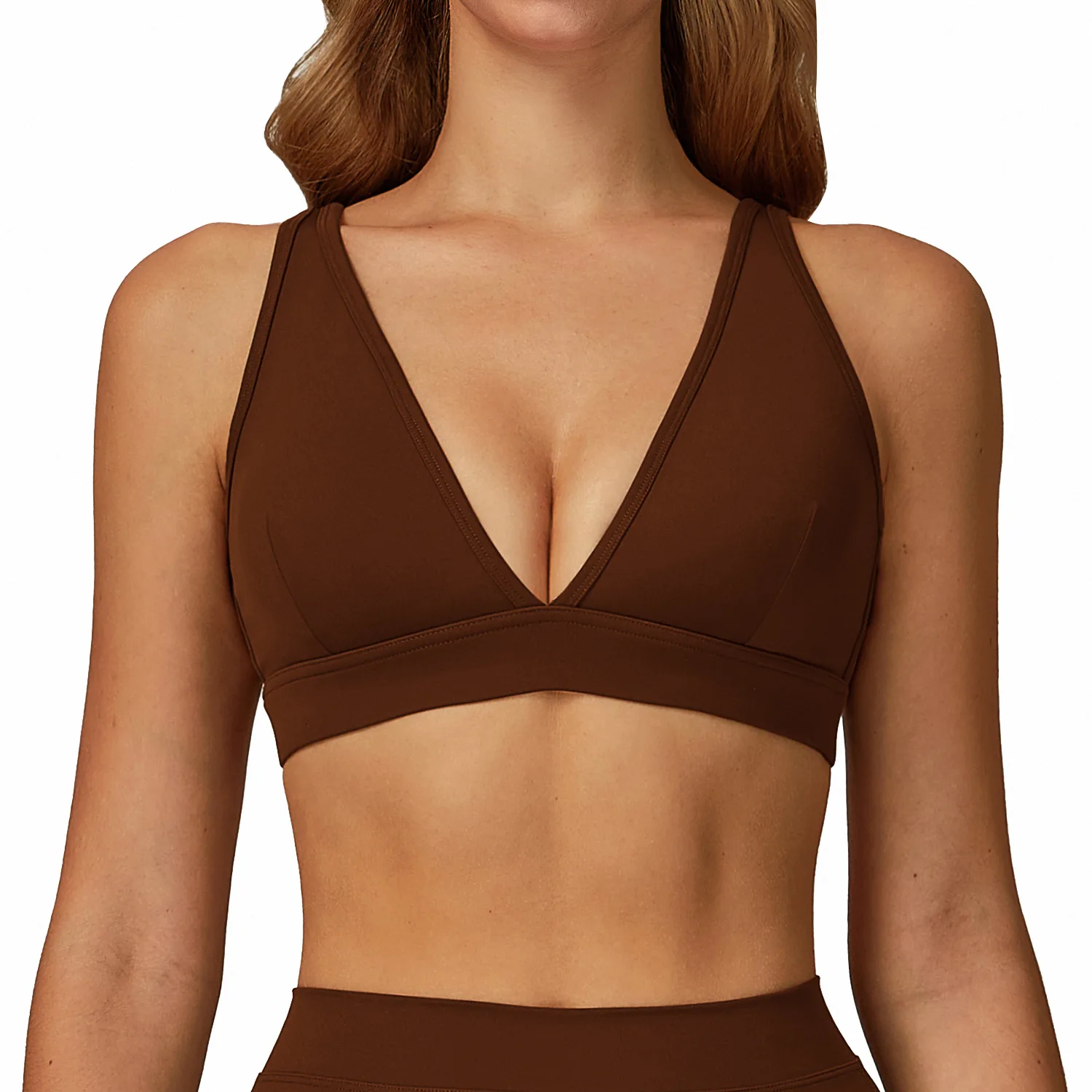 

Maxdutti Woolen Yoga Bra, Generous And Beautiful Back, Quick Drying Sports Bra, High-end Sense, Sports Running And Fitness Cloth