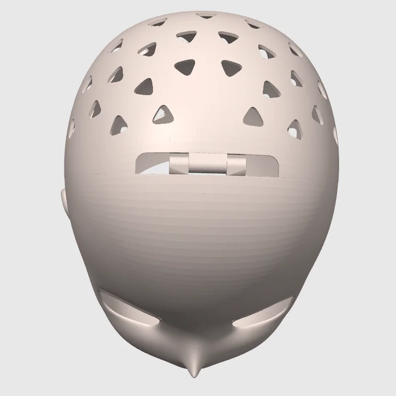 Customize Character Small Cat Kigurumi Half Head with Lock Anime Cosplay Kig Mask Costumes Accessories 3D Head Shell Prop