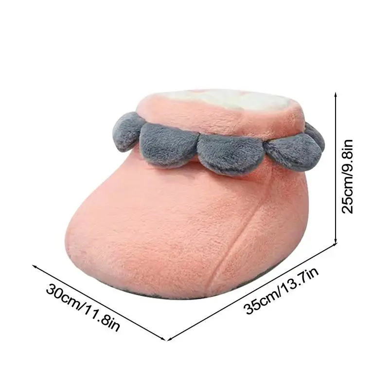 Soft Foot Heater For Women Heated Foot Warmer With Removable Heating Pad Warm Keeping Necessities For Working Studying Traveling