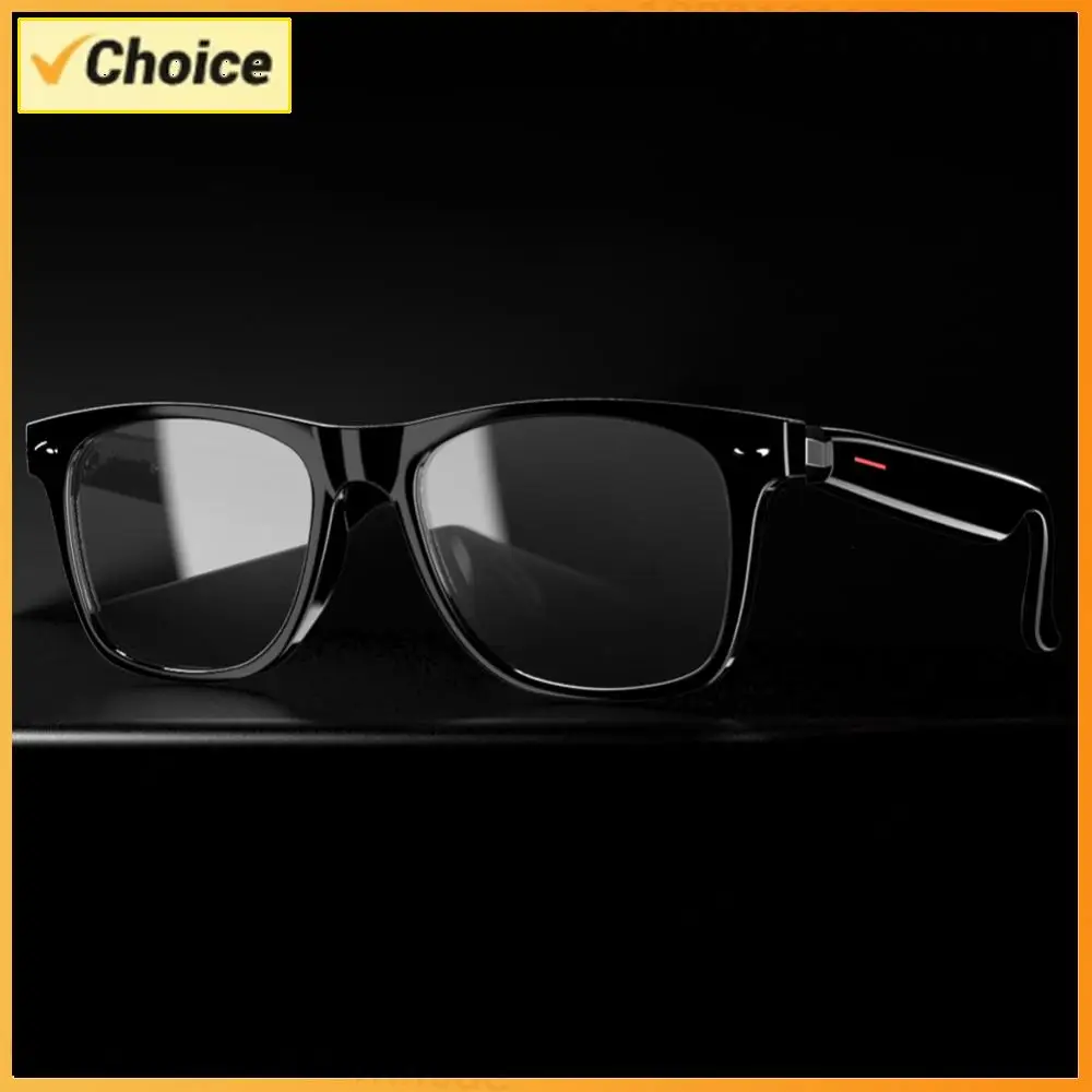 Smart Glasses AI Voice Assistant Outdoor Sport Glasses with Camera Remote Shooting Open Ear Sound Mic & Speakers for Women Men