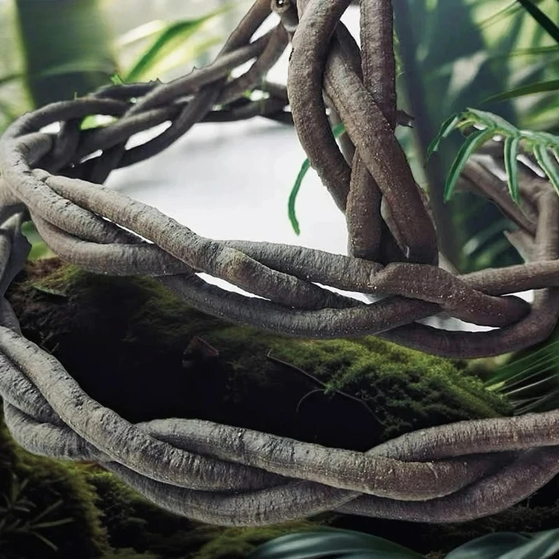 Customizable artificial vine plant decoration pet climbing aquascape