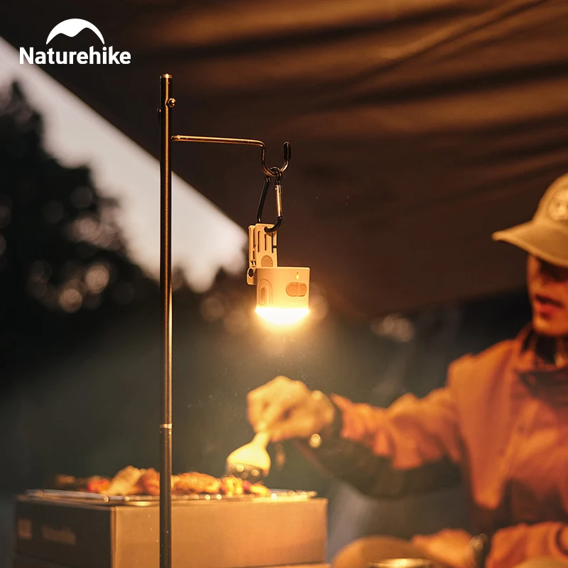 Imagem -06 - Naturehike-luz de Tenda Recarregável com Ímã Portátil Mini Farol Led Chapéu Clipe Lanterna Impermeável Camping Luz