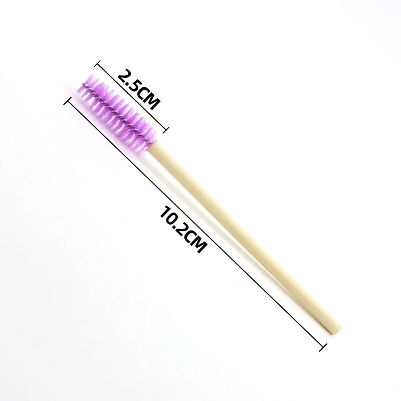 خشبية ماكياج ماسكارا فرش عصا المتاح ماكياج التجميل الحاجب فرشاة قضيب رمش تمديد فرش التجميل 2026 #3