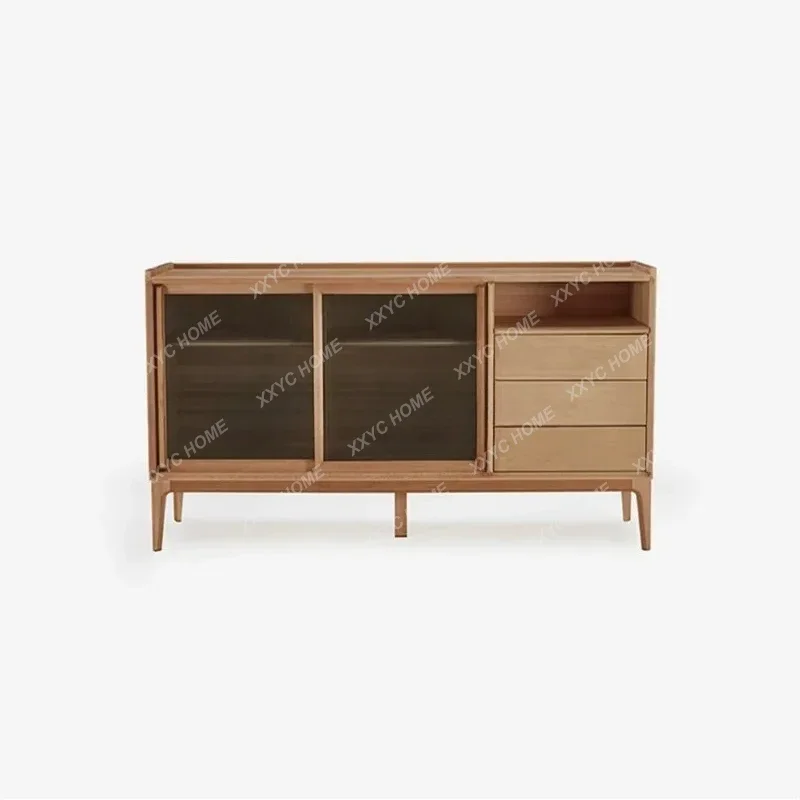

Modern simple multi-functional dining room high cabinet narrow living room home wall tea cabinet