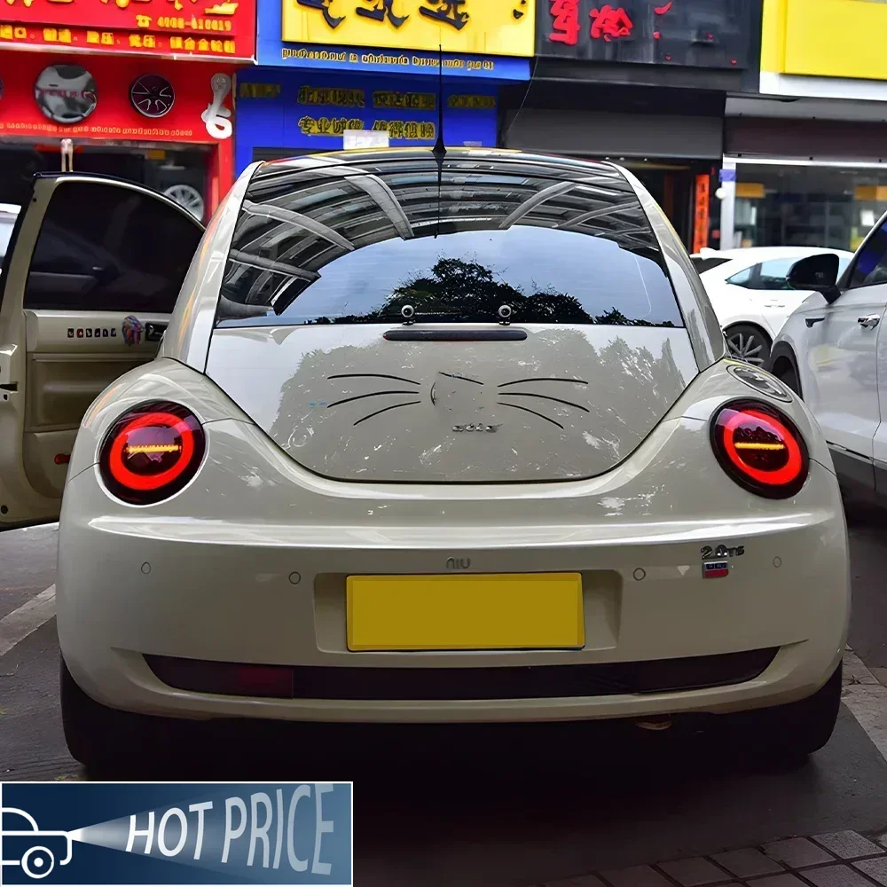 Car Taillights Assembly For Volkswagen Beetle 2004-2010 LED Auto Rear Back Lamps Upgrade Dynamic Flashing Tail Light Accessories - view 4