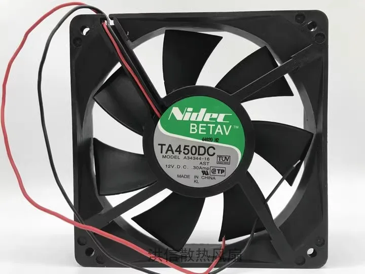 Free shipping original 12025 TA450DC A34344-16 AST DC12V 0.30A 12CM 120 * 120 * 25mm cooling fan