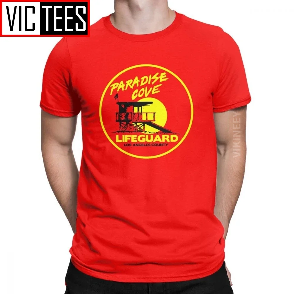 

Men T-Shirt Baywatch Lifeguard Funny 100 Percent Cotton Beach Bay Watch Lifeguarding Uniform T Shirt Camisas Hombre Oversized