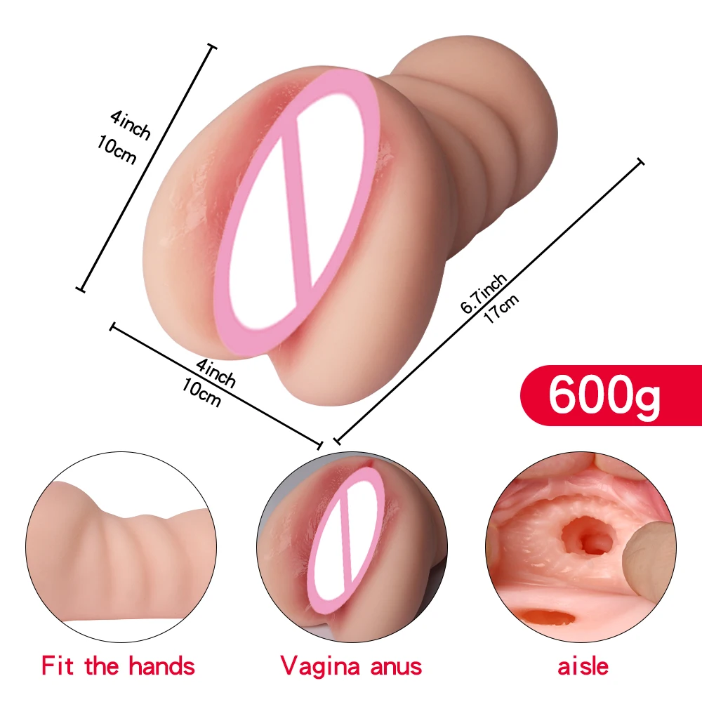 Real Vagina Male Masturbator Sex Toys Silicone Mouth Artificial Pocket Pussy Shop Products Sexy Toys For Adults Men Masturbation