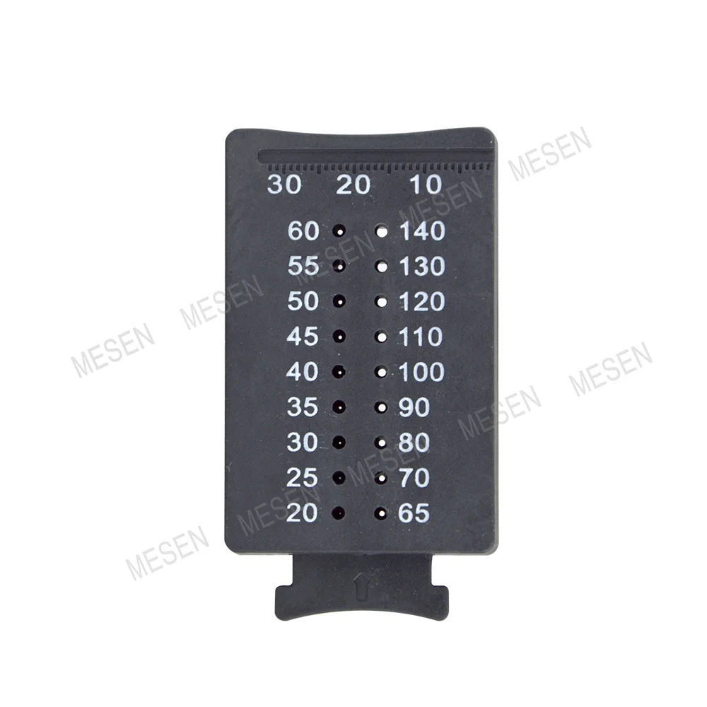 Dental Endo Gutta Percha Scale Measuring Ruler used for Measuring and Cutting Gum Tips Dental Cutting Ttool Base