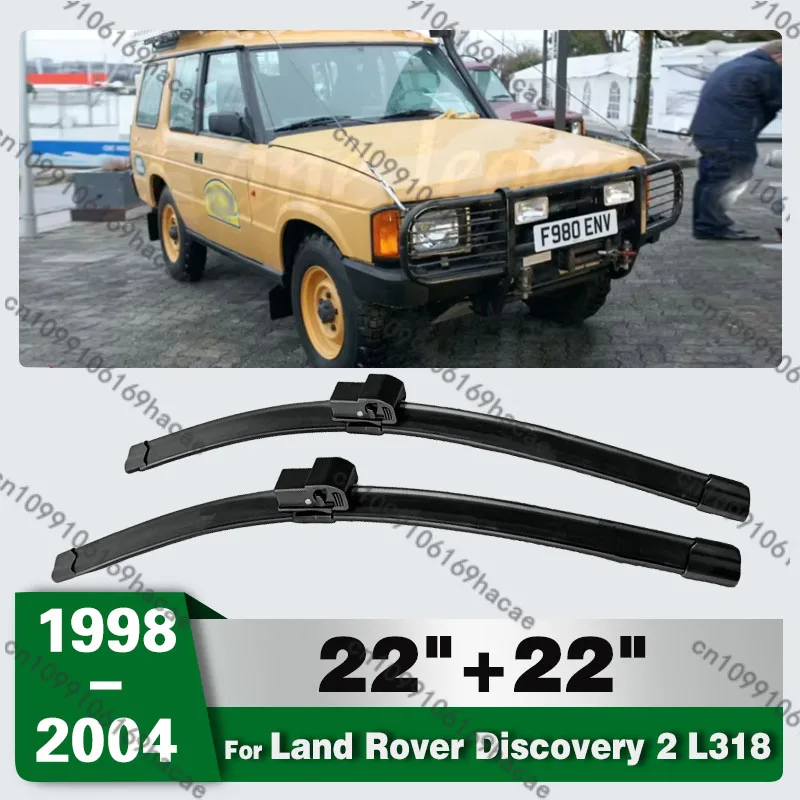 Wiper Front For Land Rover Discovery 2 L318 1998 - 2004 Wiper Blades Windshield Windscreen Window Rain Brushes 22