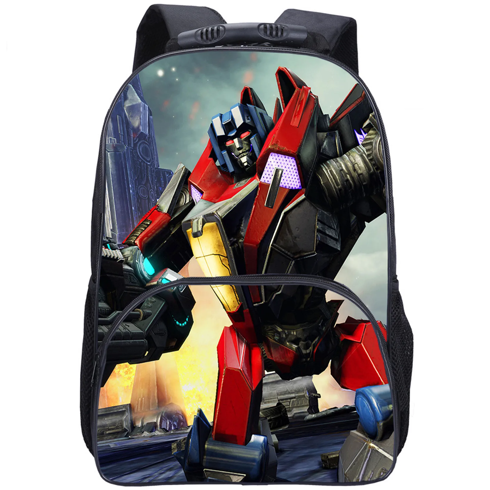 

Kids T-Transformers Backpack-Student Back to School Bookbag-Water Resistant Travel Knapsack for Boys Girls
