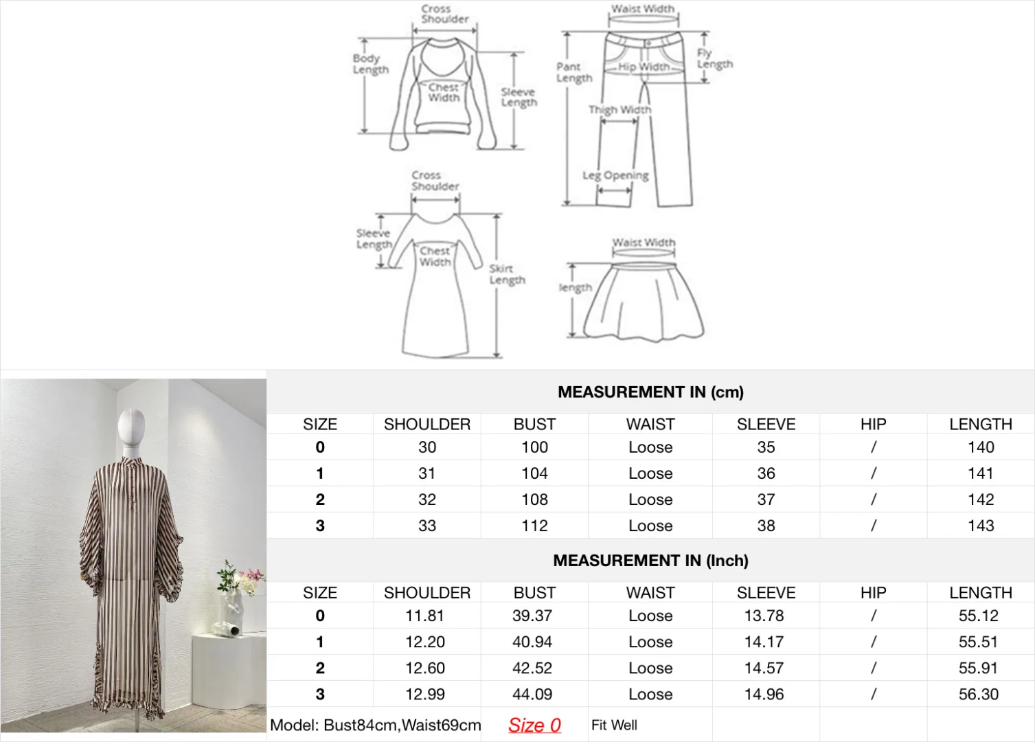 فساتين متوسطة الطول بأكمام طويلة على الموضة جديدة لعام 2025 للسيدات ذات جودة عالية كصور #3