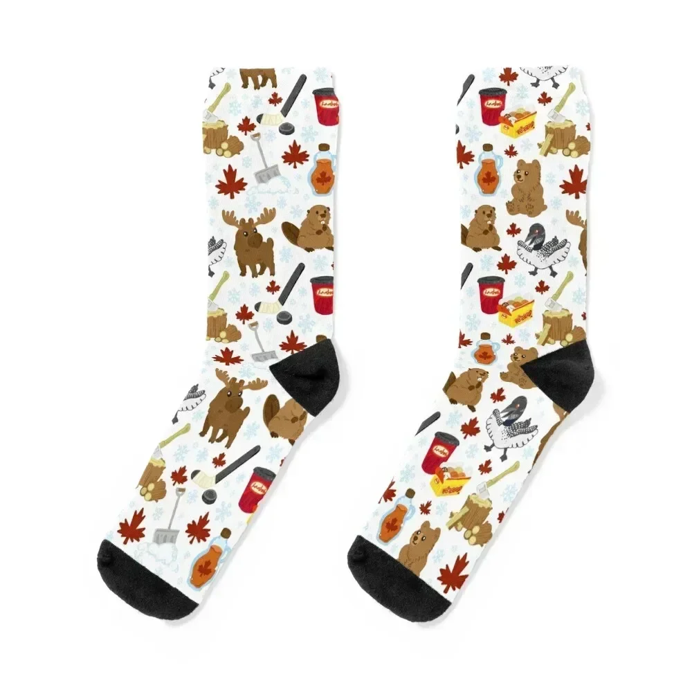 Canada Socks happy christmas gifts Thermal man winter Girl'S Socks Men's