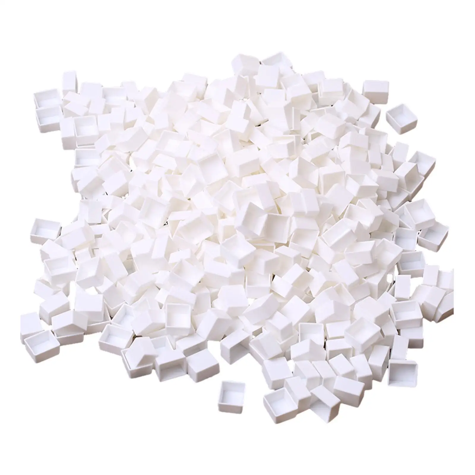 100 Pieces Empty Watercolor Half Pan Trip for Artists Children Painters