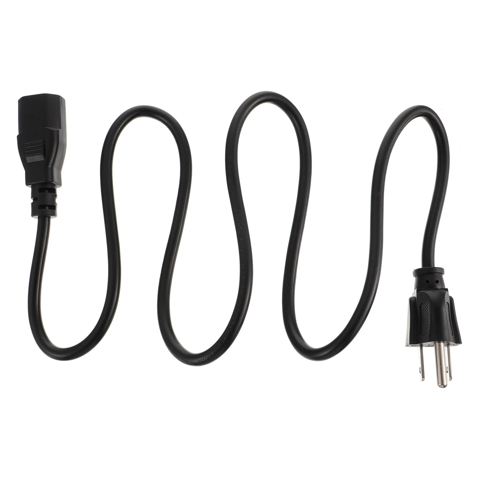 

1Pcs Us Standard 3-Prong Power Cord Safe Copper Plastic Flame Retardant Power Cable for Household Appliances Electrical