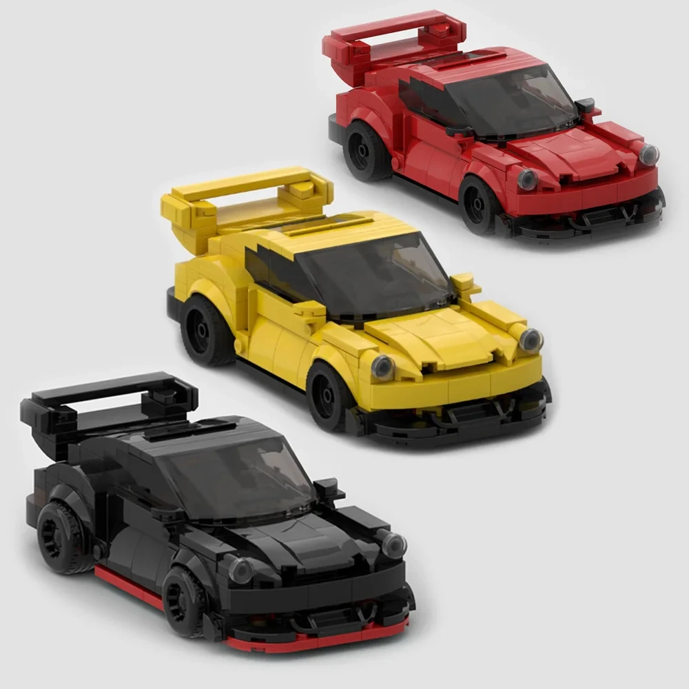 2024 Hot 911RWB City Car Supercar Champion Racing Building Blocks Urban Creative Bricks Racing Car Figure Toys Kid Birthday Gift