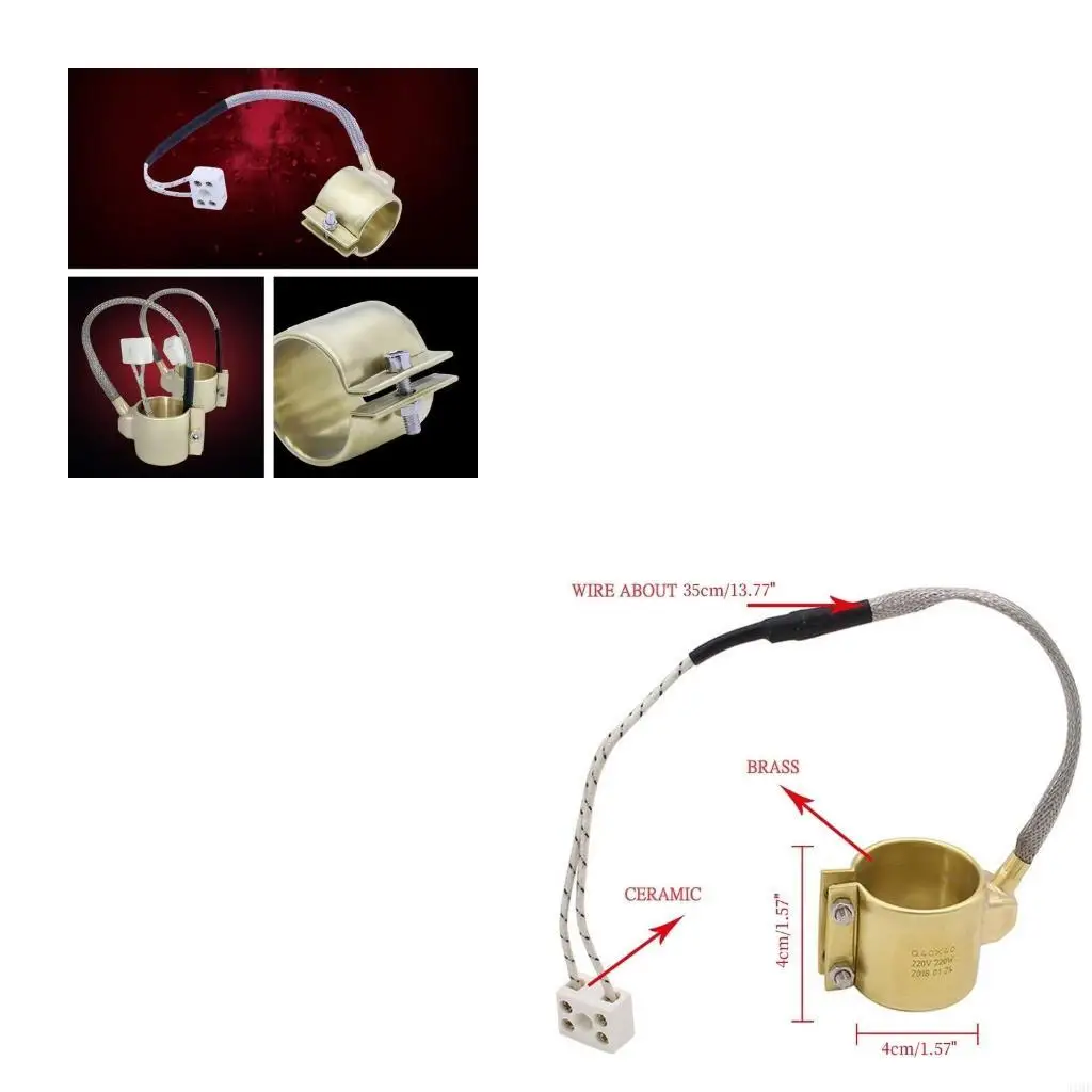 J1HF Electric Copper-Barrel Brass Band Heater For Injection-Machine Heating