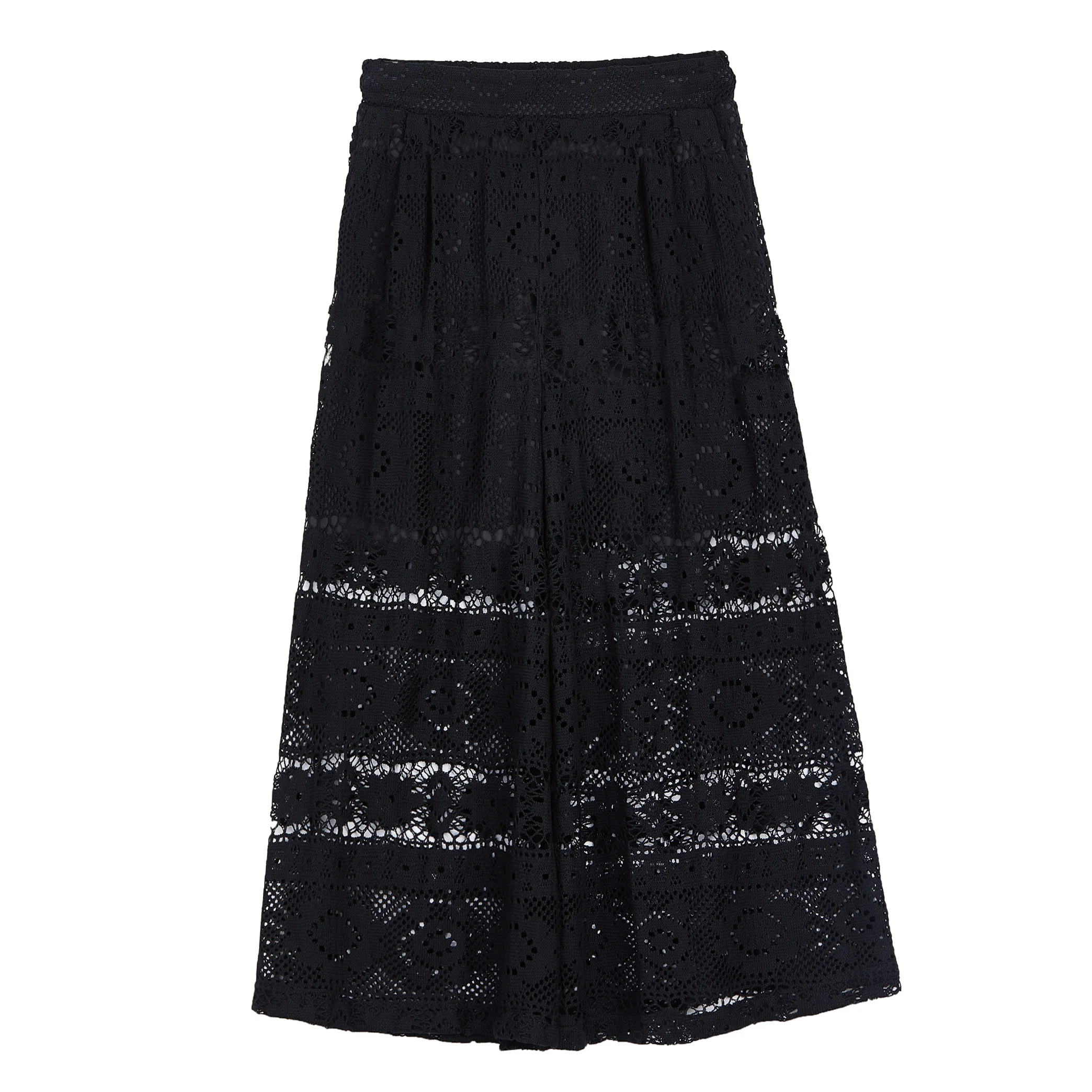 Plones Anchos Casus Nes de Talla ande, Estilo Hoado, de Pierna Ancha, a la Moda, Combinables con Todo, Estilo V...