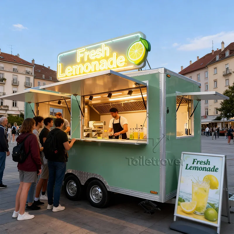 

Коммерческий мобильный фудтрак для кофе, сладостей, уличной еды, соков, напитков и коктейлей, передвижной прицеп для продажи напитков