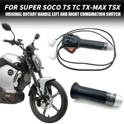 Electric Motorcycle Original Rotary Handle Left and Right Combination Switch Buttons Fit For Super Soco TS TC TX-MAX TSX