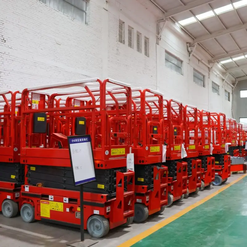 Aerial Work Platform 320kg 350kg Self Propelled Hydraulic Scissor Lift Platform Table Electric Scissor Lift Truck