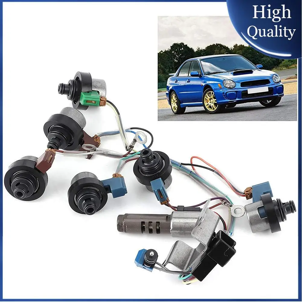 

4EAT Car Set Of Transmission Solenoids Valves Fit For Subaru Baja Forester Impreza Legacy Outback Valves with 1 year warranty