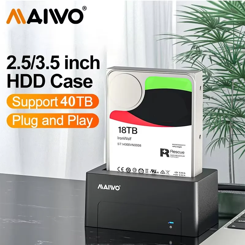 MAIWO 2.5 3.5 inch Hard Drive Docking Station 2.5