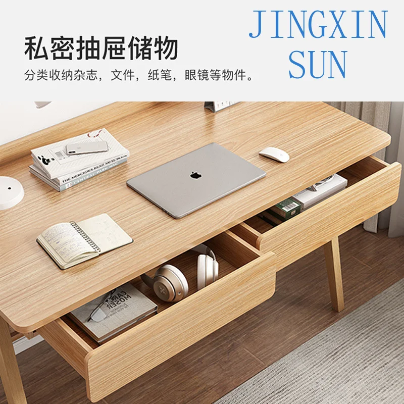 Computer Desk Desktop Simple Home Desk Simple with Bookshelf Combination Student Office Writing Desk