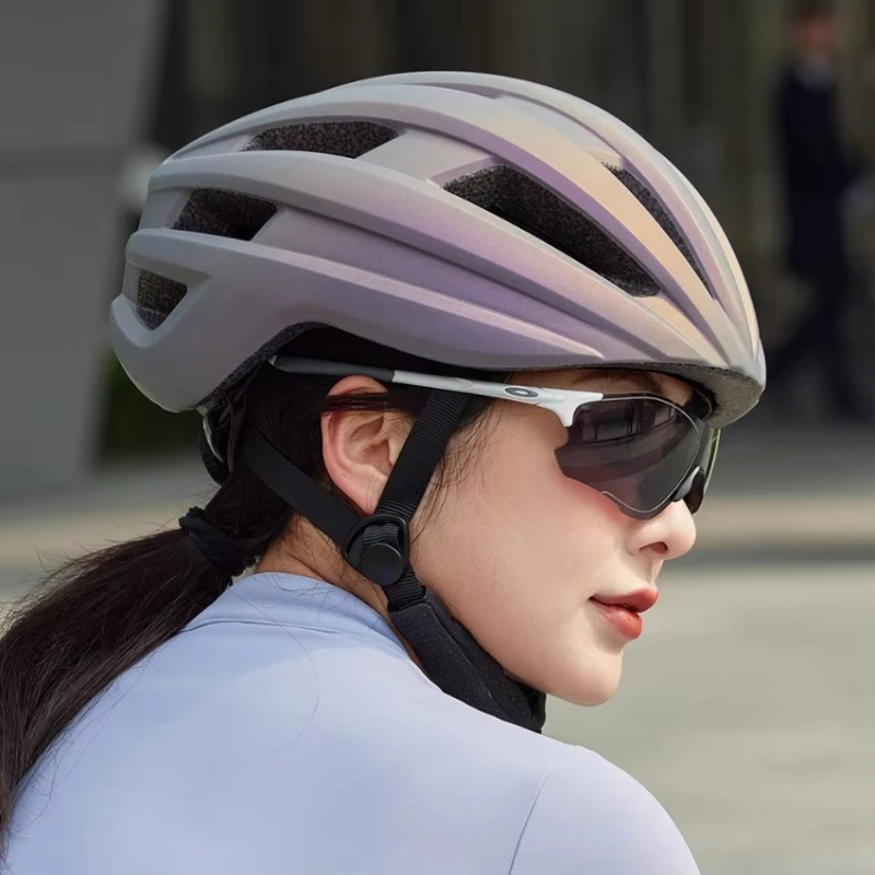 High-end Series Color-changing Cycling Helmet Original Design Mountain Bike Helmet with Magnetic Buckle Road Bike Helmet